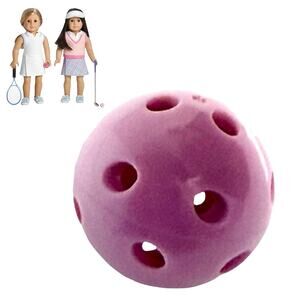 American Girl Golf Ball A Tennis & Golf Set Doll Accessory Pink Plastic Toy Vtg